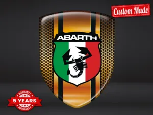 Fiat Abarth Emblemi Automobile Resistenti Pregio Professionali